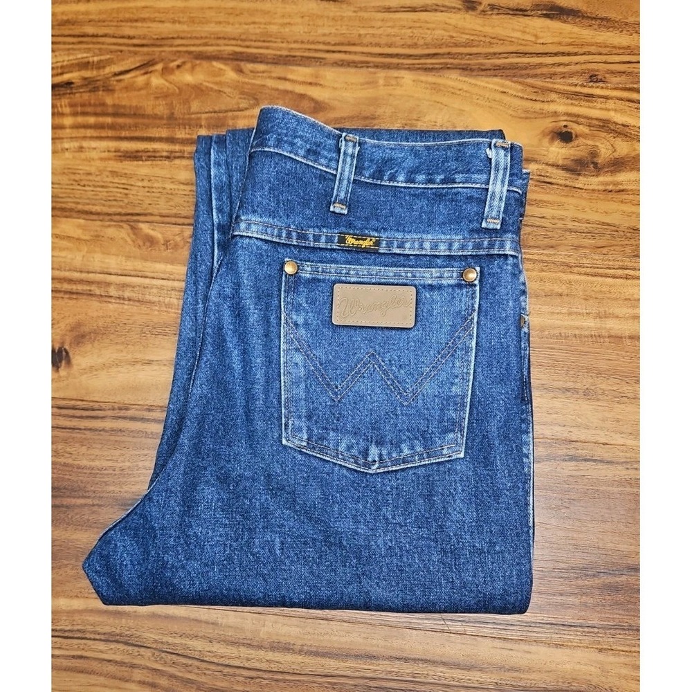 Wrangler Cowboy Cut Jeans Men's 34x32 Blue Medium Wash Slim Fit 936GBK